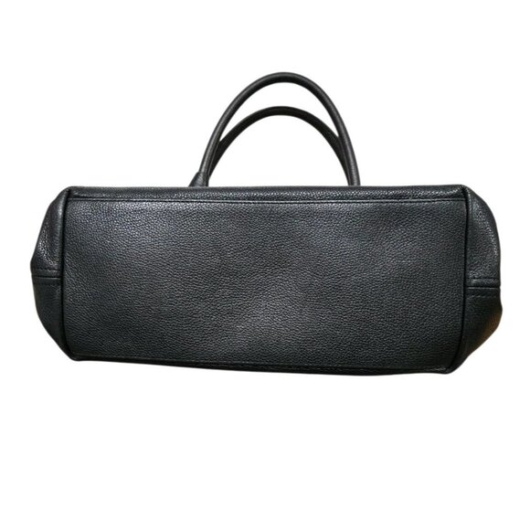 Kate Spade Berkshire Road Stevie Black Leather Satchel Shoulder Bag Classic - Picture 7 of 12